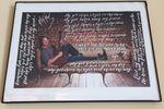 Framed Lyric Picture - High Definition