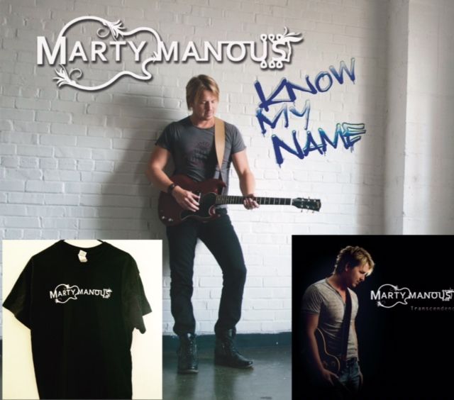Super Fan Bundle - Signed CD copy of "Know My Name" + Digital - signed copy of "Transcendence" +Digital -Plus Marty Manous Logo T