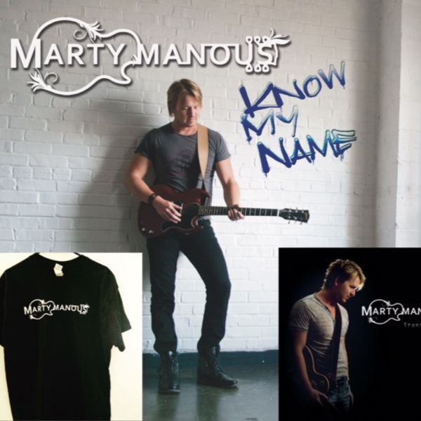Super Fan Bundle - Signed CD copy of "Know My Name" + Digital - signed copy of "Transcendence" +Digital -Plus Marty Manous Logo T