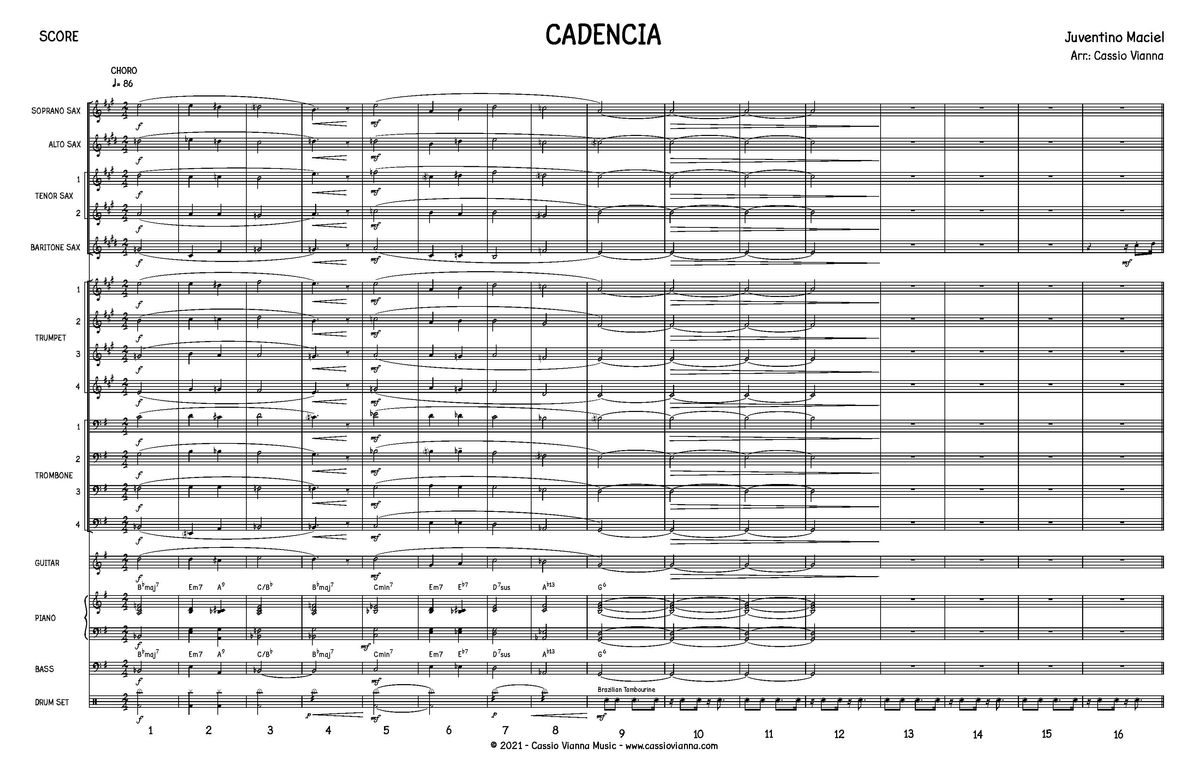 Cadencia (Score & Parts) - Grade 4