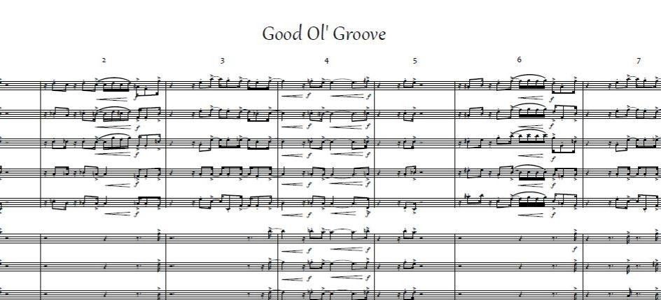 Good Ol' Groove (Score & Parts) - Grade 4