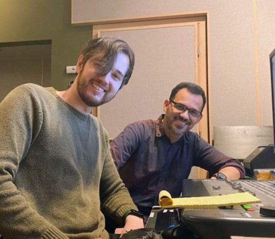 Ben Lange (left) and Cassio Vianna (right) at Lange Studios