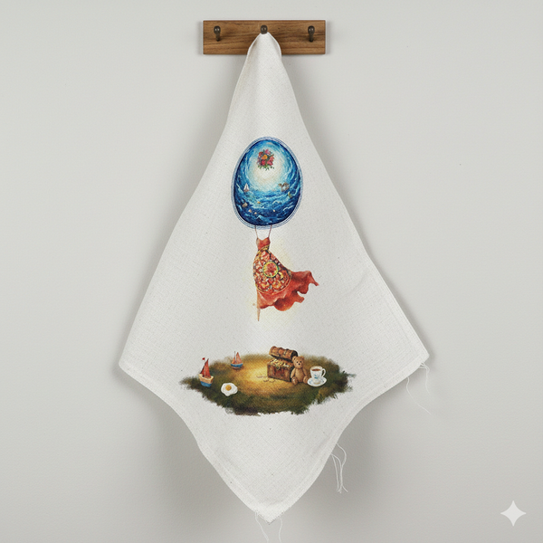 THE NEW ALBUM sold on a tea towel - digital version