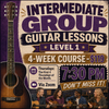 LIVE ONLINE GUITAR CLASS: INTERMEDIATE (LEVEL 1) 4-Week Guitar Class with Joe Hastings - Online via Zoom - Tuesdays at 7:30 PM to 8:00 PM CST