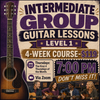 LIVE ONLINE GUITAR CLASS: INTERMEDIATE (LEVEL 1) 4-Week Guitar Class with Joe Hastings - Online via Zoom - Thursdays at 7:00 PM to 7:30 PM CST