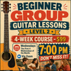 LIVE ONLINE GUITAR CLASS: BEGINNER (LEVEL 2) 4-Week Guitar Class with Joe Hastings - Online via Zoom - Wednesdays at 7:00PM – 7:30PM CST