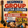 LIVE ONLINE GUITAR COURSE: BEGINNER (LEVEL 1) 4-Week Guitar Course with Joe Hastings - Online via Zoom - Mondays at 7:00PM – 7:30PM CST