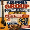 LIVE ONLINE GUITAR CLASS: BEGINNER (LEVEL 2) 4-Week Guitar Class with Joe Hastings - Online via Zoom - Wednesdays at 8:30 PM – 9:00 PM CST