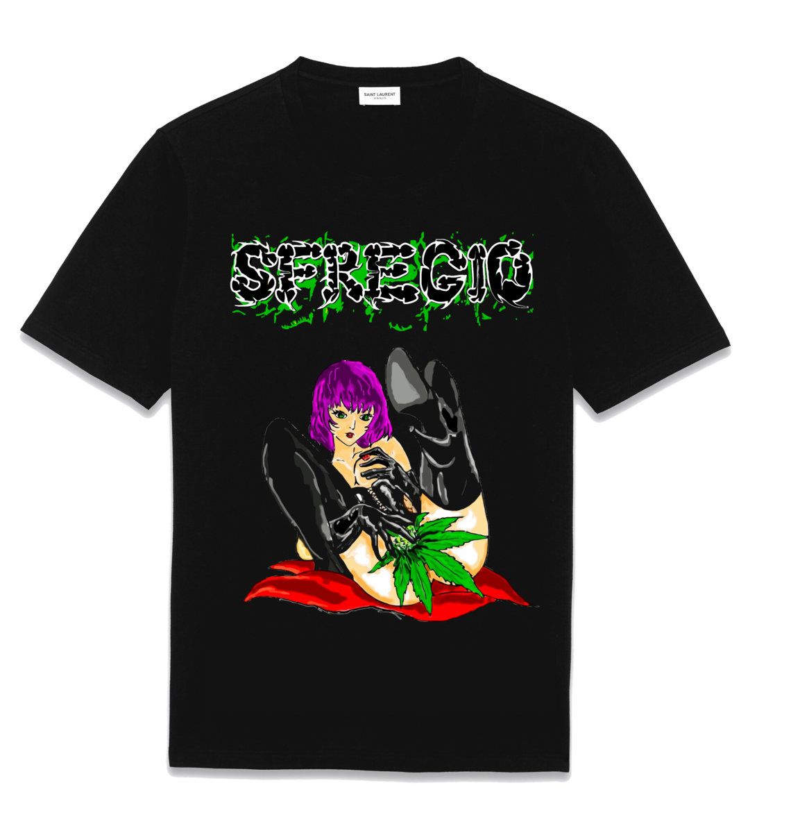 T-SHIRT SMAJU COLOR FRONT/BACK