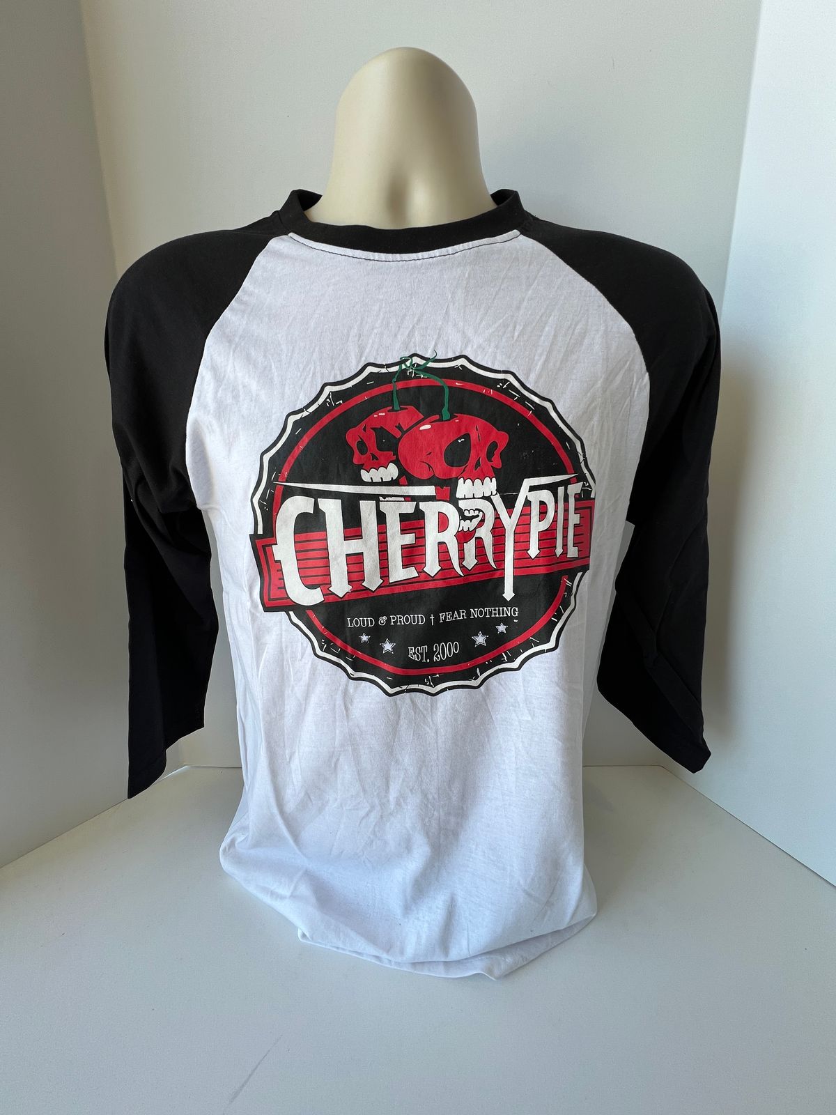Unisex "Pie Crust" 3/4 Sleeve Baseball T-Shirt