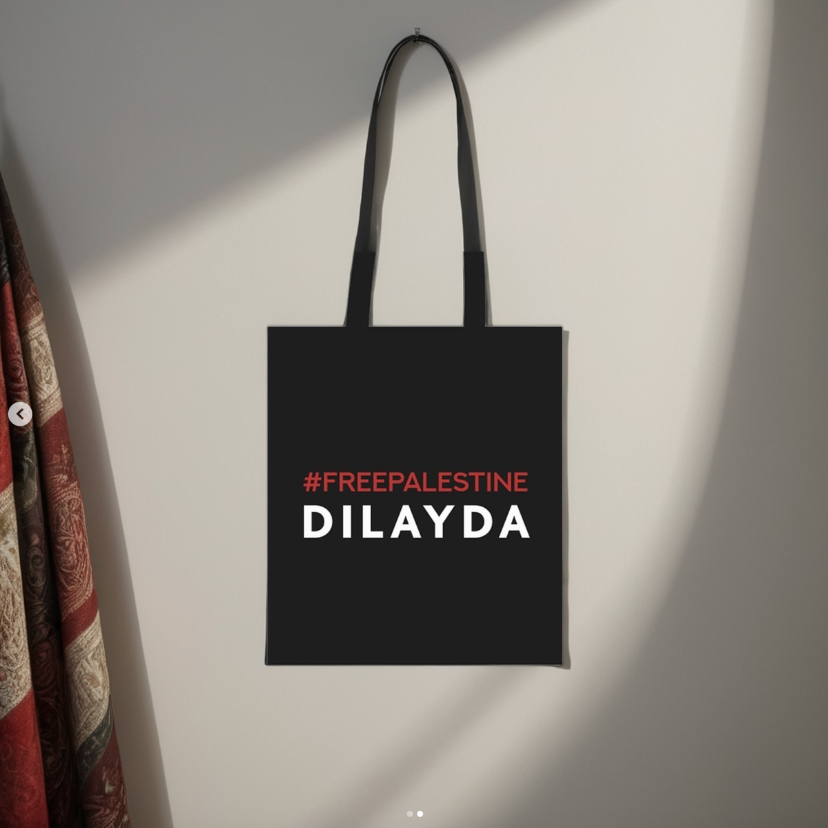 DILAYDA "FREE PALESTINE" Tote Bag
