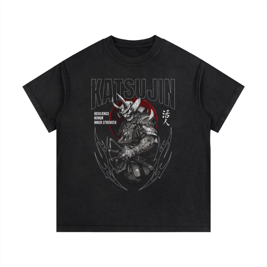 KATSUJIN SHIRT (VINTAGE BLACK)