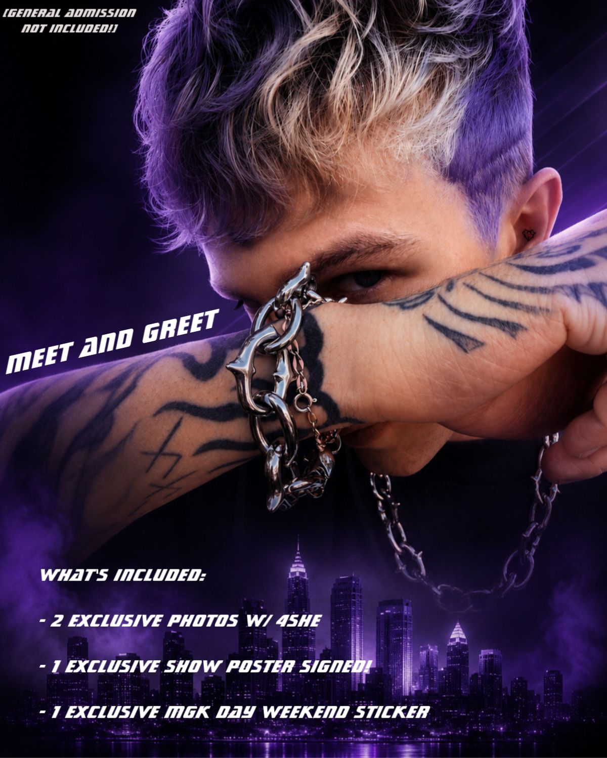 Meet & Greet (general admission not included)