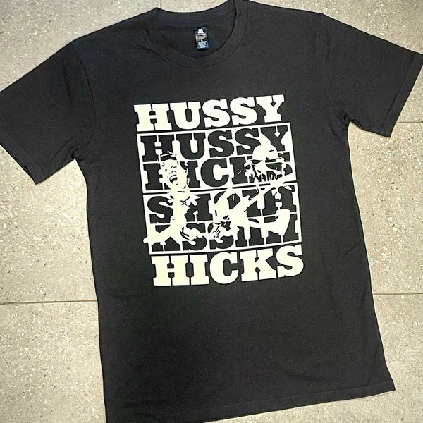 New HH design Tee in black marle