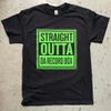 Straight Outta Da Record Box T-Shirt | DJ Vinyl Enthusiast Tee | Hip Hop Music Producer Gift