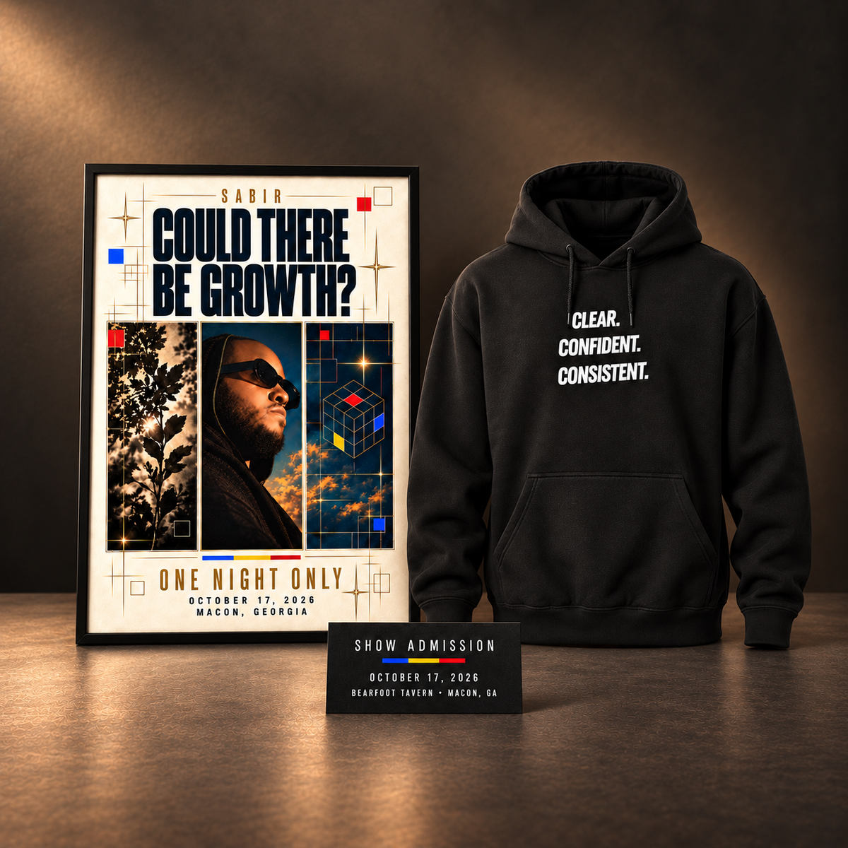 Ticket/Poster/Hoodie Bundle