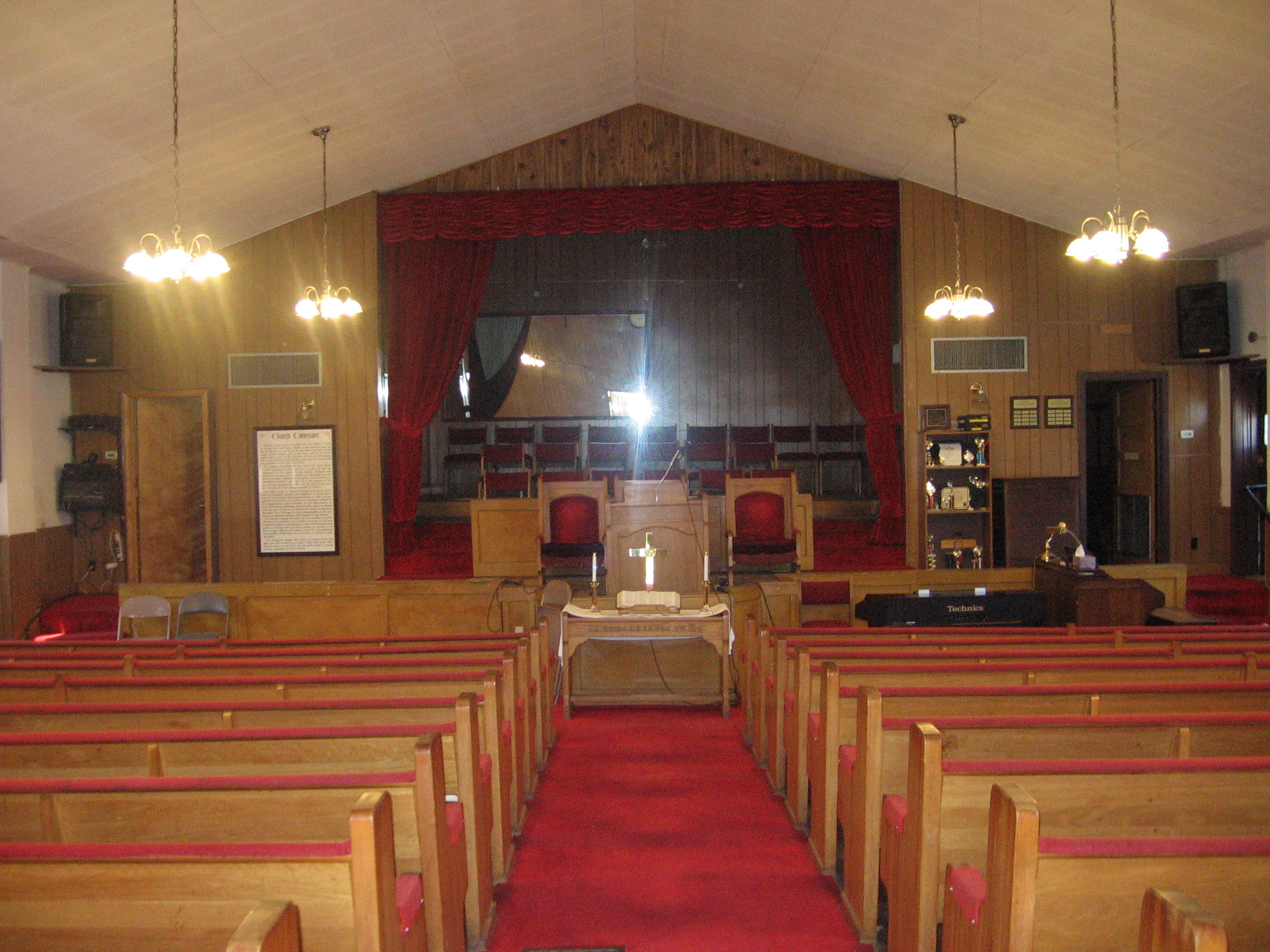 Greenwoood Baptist Church before the 2016/2017 renovation.