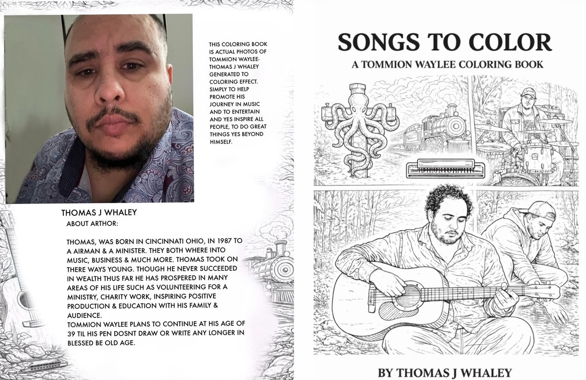 Songs To Color - Rock Music Coloring- Pdf Book