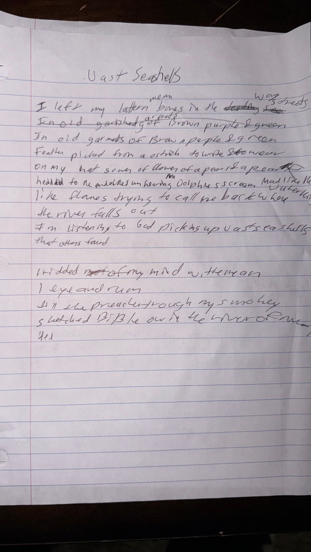I Will Handwrite My Lyrics For You