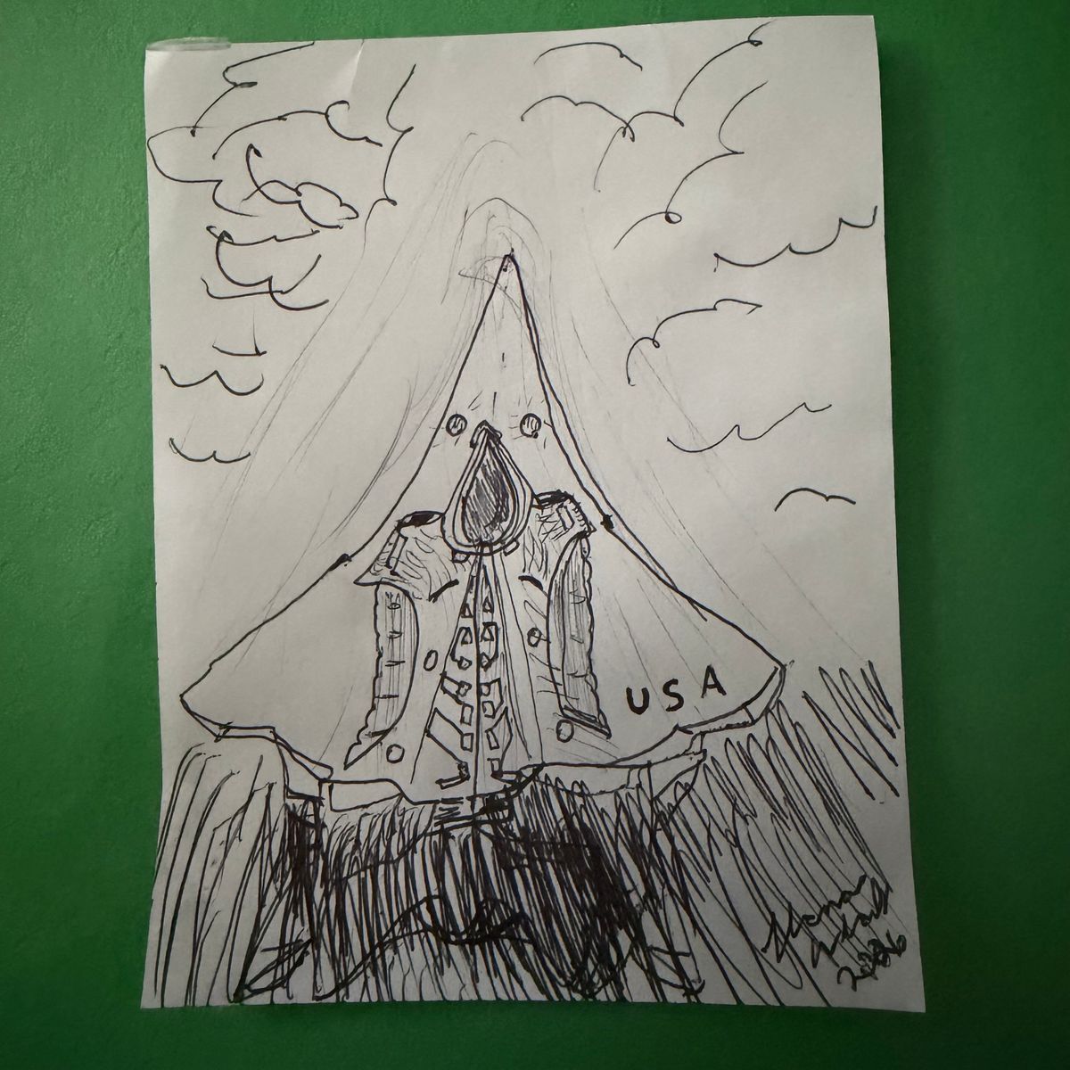 Mini Art Hand Drawn -Air Craft