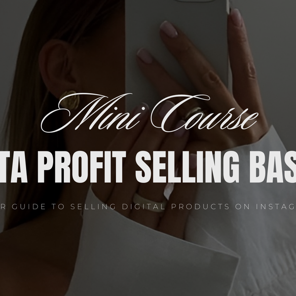 Insta Profit Selling Basics