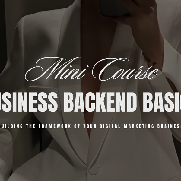 Business Backend Basics