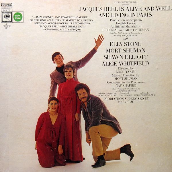Eric Blau And Mort Shuman – Jacques Brel Is Alive And Well And Living In Paris - Vinyl