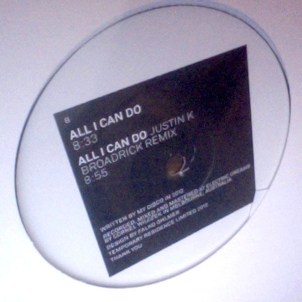 My Disco – Wrapped Coast / All I Can Do - Vinyl