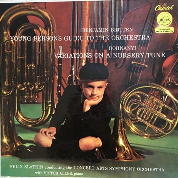 Britten / Dohnányi, Concert Arts Symphony Orchestra*, Slatkin* – Young Person's Guide To The Orchestra / Variations On A Nursery Tune - Vinyl