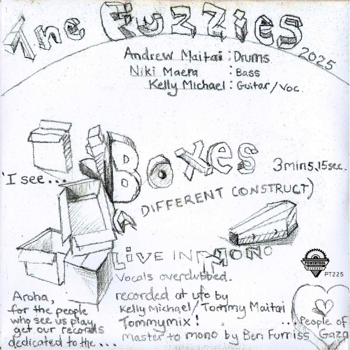 PT225: The Fuzzies - Boxes / Shady Brain Farm - Superfan - Vinyl