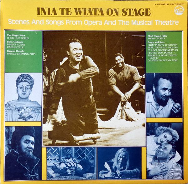Inia Te Wiata – Inia Te Wiata On Stage - Vinyl