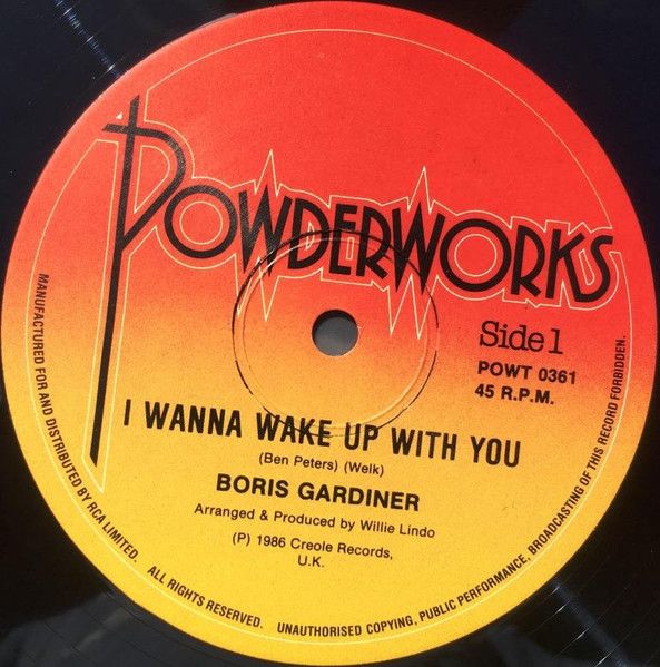 Boris Gardiner – I Want To Wake Up With You - Vinyl