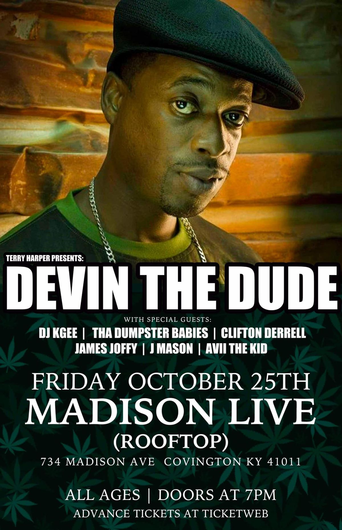 Devin The Dude Live Show 10/25/24 7PM