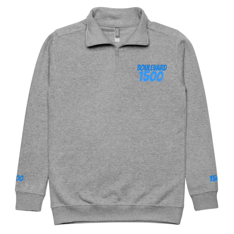 BLVD 1500 Grey Fleece Pullover