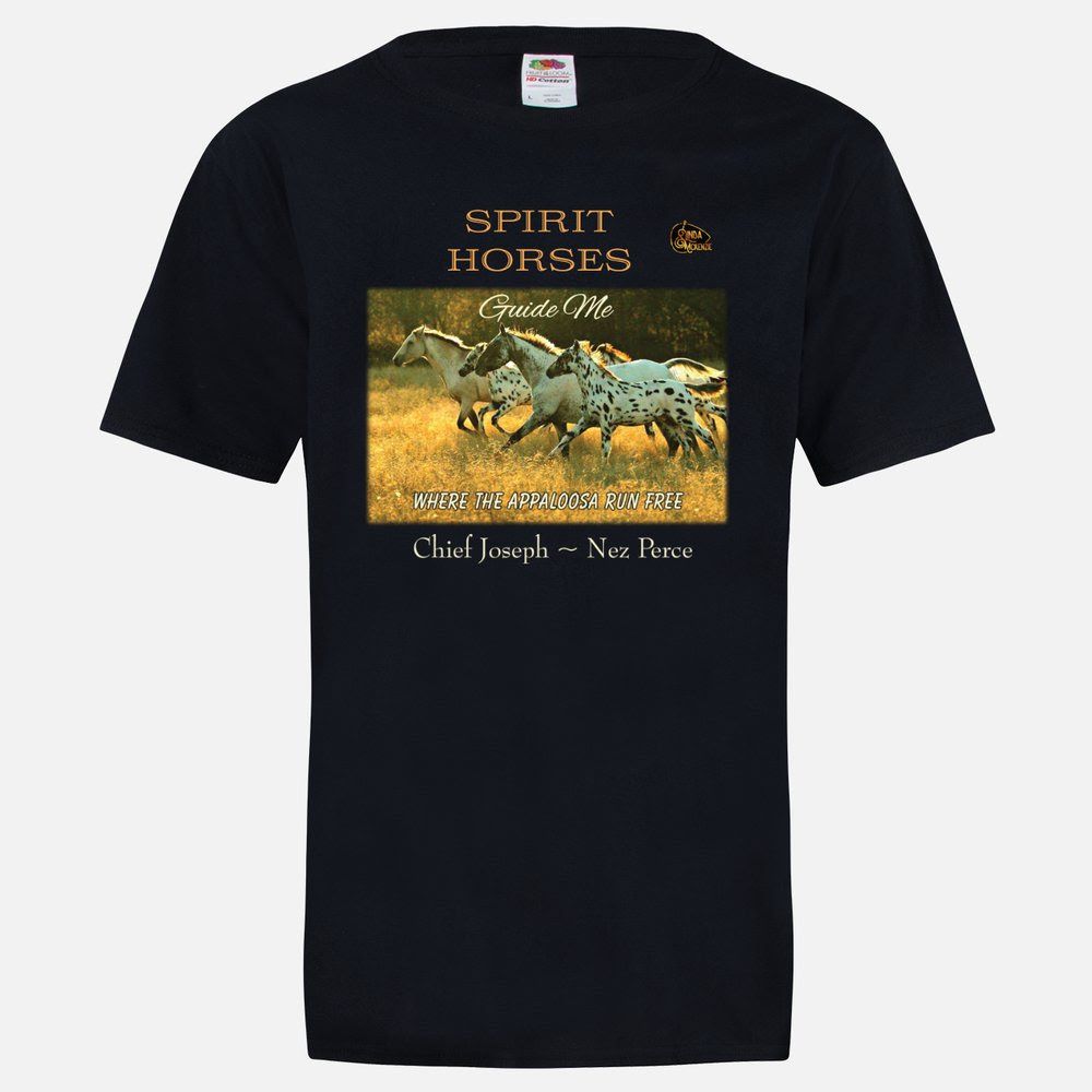 "Spirit Horses ~ Chief Joseph" 2 Sided Print T-Shirt