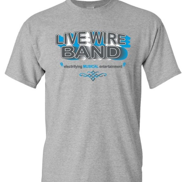 Live Wire Awesome Gray Tee what a DESIGN