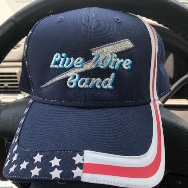 Live Wire American Stars and Stripes Hat..... our Best Seller