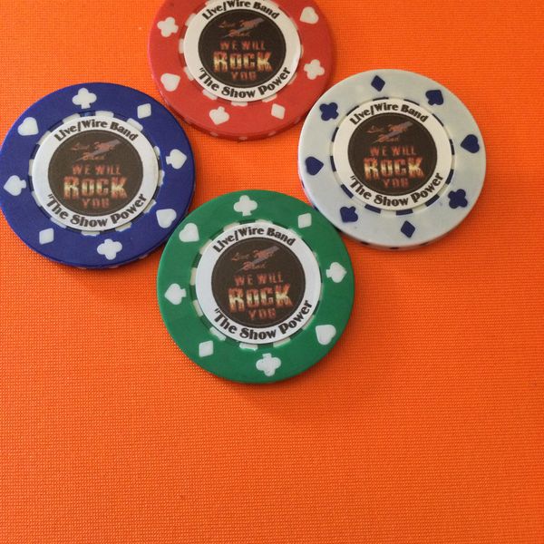 Live Wire Poker Chip Collectables various colors