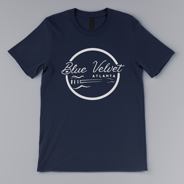 Dark Blue short sleeve T shirt w BVA Logo