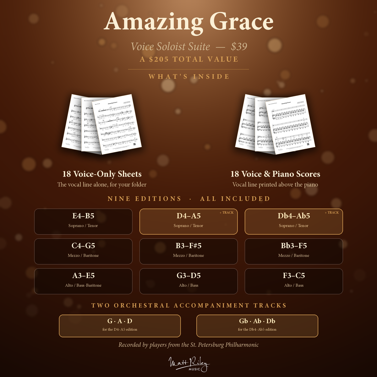 Amazing Grace Voice - Soloist Suite