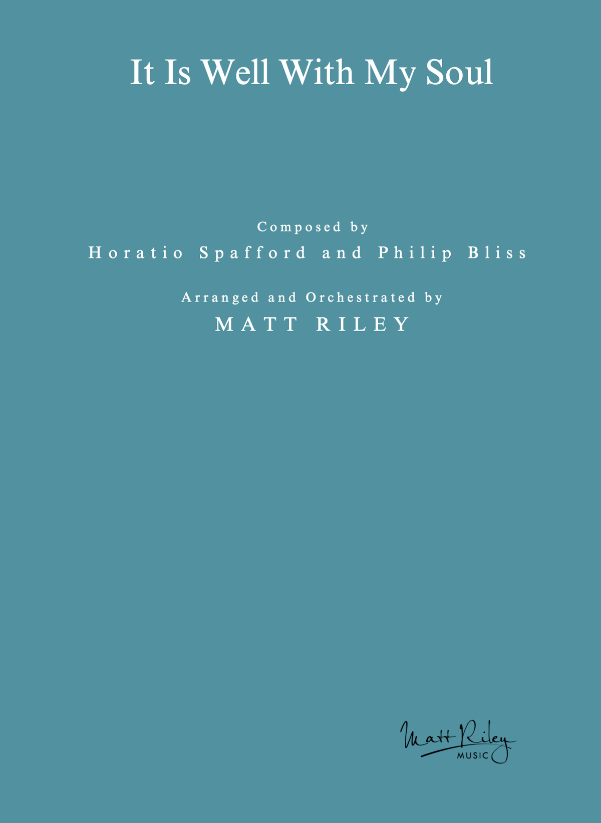 It Is Well With My Soul - Early Intermediate Violin, Late Intermediate Piano & String Orchestra (PDFs)