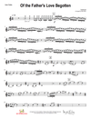 Of The Father's Love Begotten (Violin Bundle)
