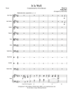 It Is Well - Two Violins, Piano, Electric Bass, Percussion, String Orchestra (PDFs)