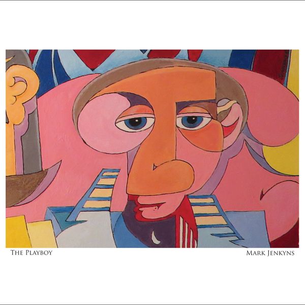 THE PLAYBOY |Image 4.75”x6.75”/ White frame 8.75”x 10.75”