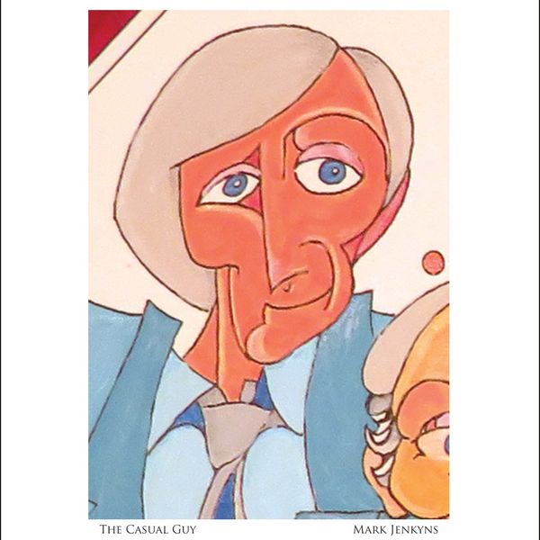 THE CASUAL GUY | Image 4.75”x6.75”/ White frame 8.75”x 10.75”