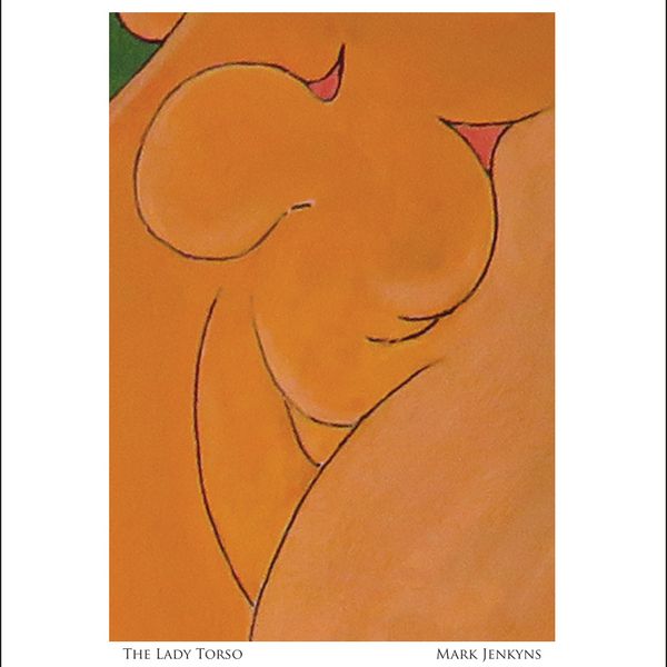 LADY TORSO | Image 4.75”x6.75”/ White frame 8.75”x 10.75”