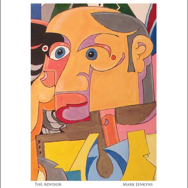 The Advisor | Image 4.75”x6.75”/ White frame 8.75”x 10.75”