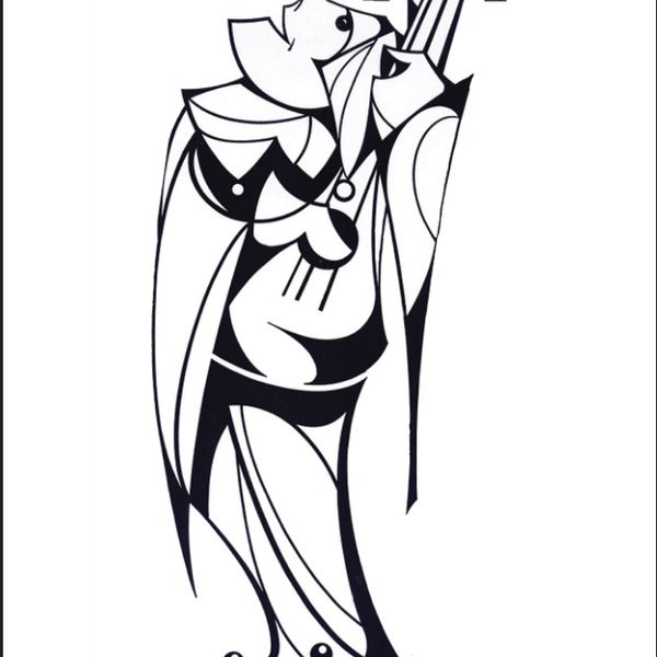 THE CLASSIC MINSTREL | Image 3.5” x 5.5””/ White frame 6”x8”