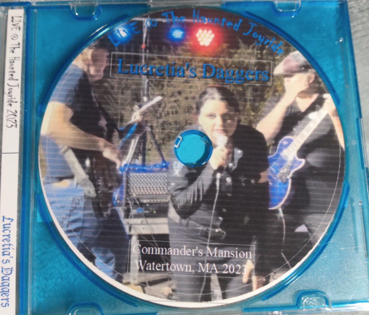 Lucretia's Daggers LIVE from the Commander's Mansion, Watertown, MA @ The Haunted Joyride Halloween event, 10/2023 - CD