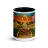White Ceramic Mug with Color Inside